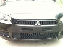 Воздуховоды в передний бампер раздельные Mitsubishi Lancer X 2007-2015